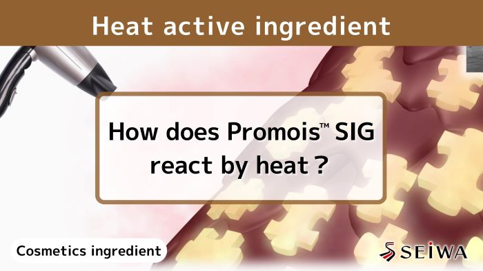 Peptides derivative for hair treatment – Promois SIG’s hair protecting Heat Active effect