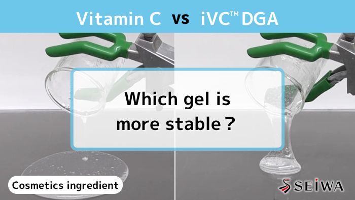 A wonderful stability ! Transparent gel with vitamin C is possible for iVC DGA!